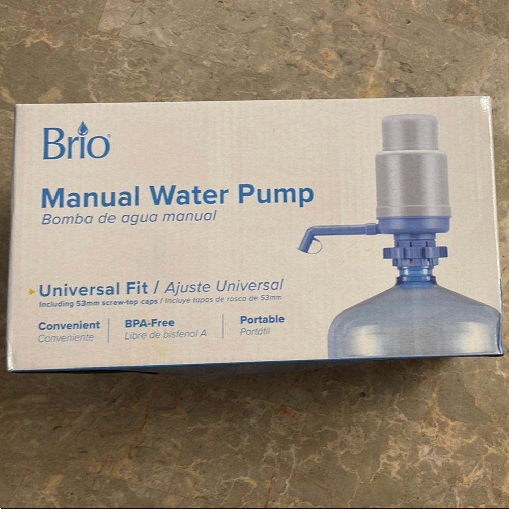 Brioni Blue and White Manual Water Pump